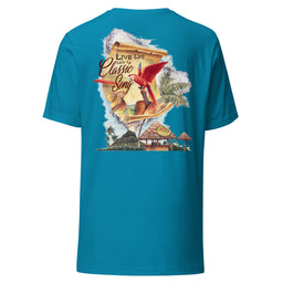 Fuel Tropic of Soul Caribbean Clipper 6 oz Cotton T-Shirt Tropical Blue / 3XL
